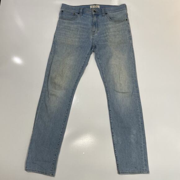 Madewell Other - Madewell Men's Midweight 10oz Jean In Delray Wash Tencel Denim, Light Blue 32x32